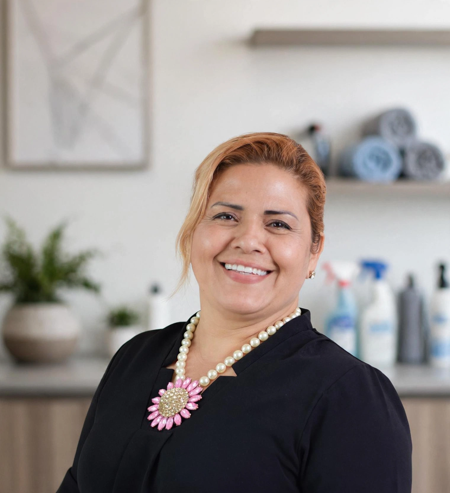 Albina, owner of AG Green Cleaning